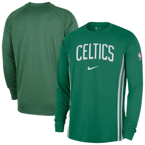 Men's Nike Kelly Green Boston Celtics 2025/26 Authentic Pre-Game Legend Dri-FIT Long Sleeve Shooting Shirt