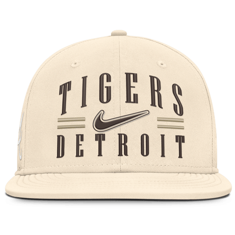 Men's Nike Natural Detroit Tigers True Dri-FIT AeroBill Fitted Hat