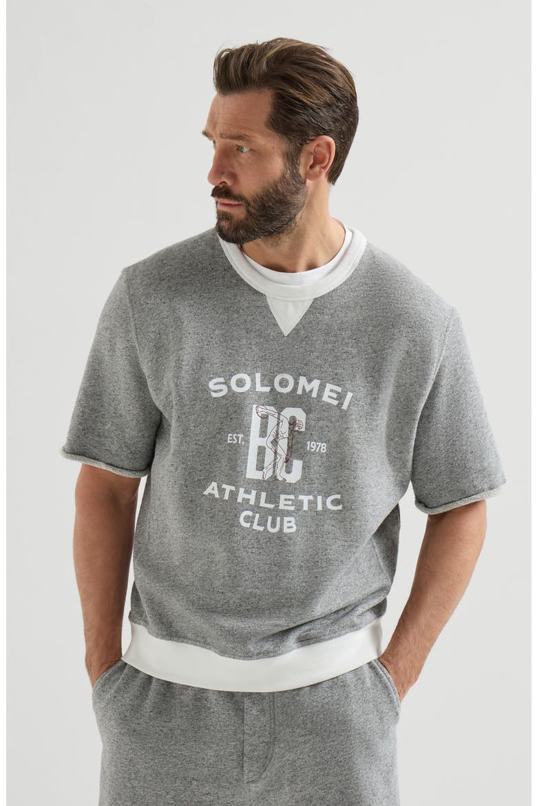 French terry sweatshirt, Main, color, Grey