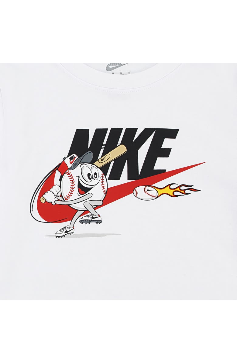 Nike Kids' Sportsball Logo Graphic T-Shirt & Mesh Shorts Set, Alternate, color, Black
