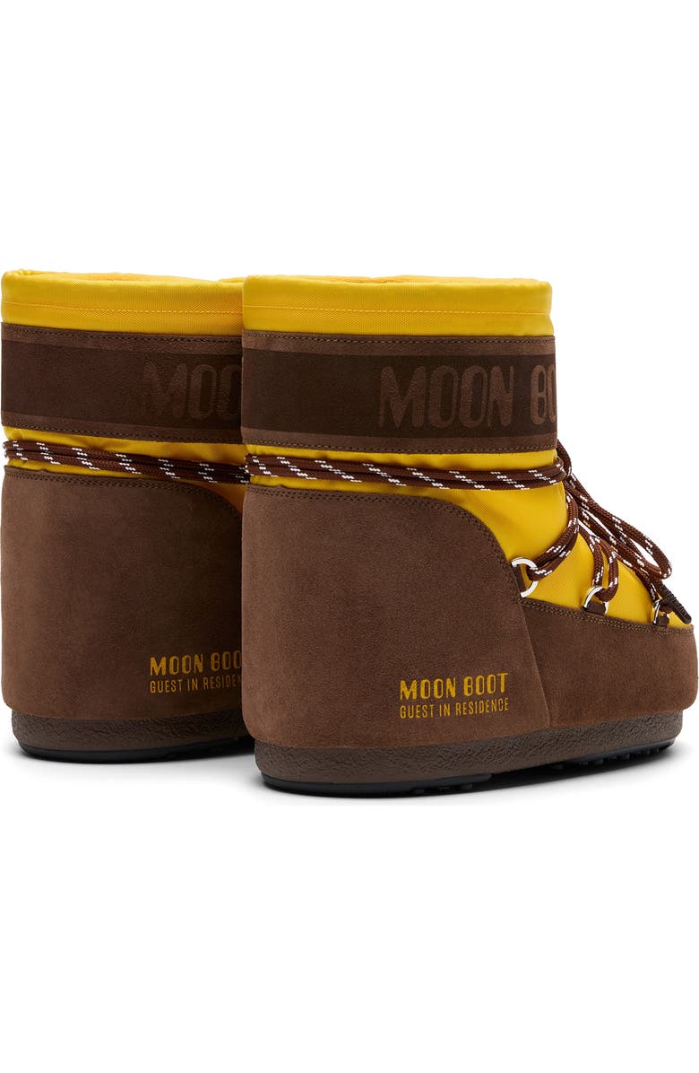 Moon Boot<sup>®</sup> x Guest In Resident Icon Low Boot, Alternate, color, Sunflower/ Cocoa