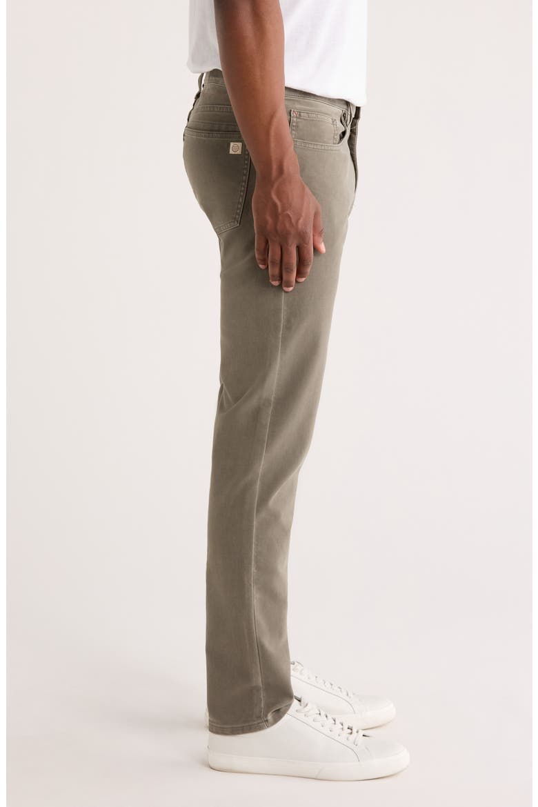 Flex Slim Straight Leg Stretch Twill Pants, Alternate, color, OLIVE