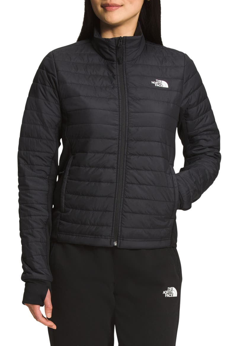 Canyonlands Water Repellent Hybrid Jacket, Main, color, BLACK