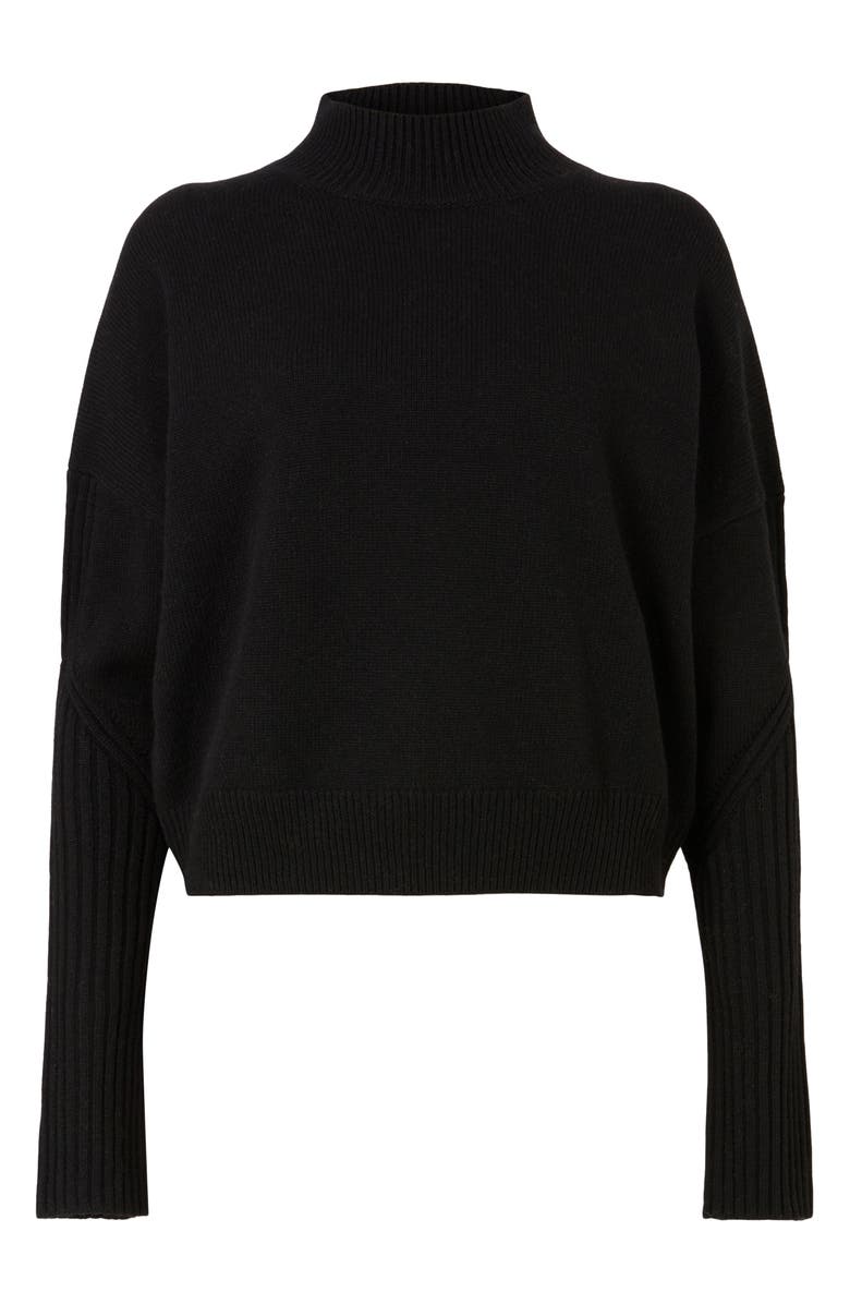 AllSaints Orion Mock Neck Cashmere & Wool Sweater, Alternate, color, 