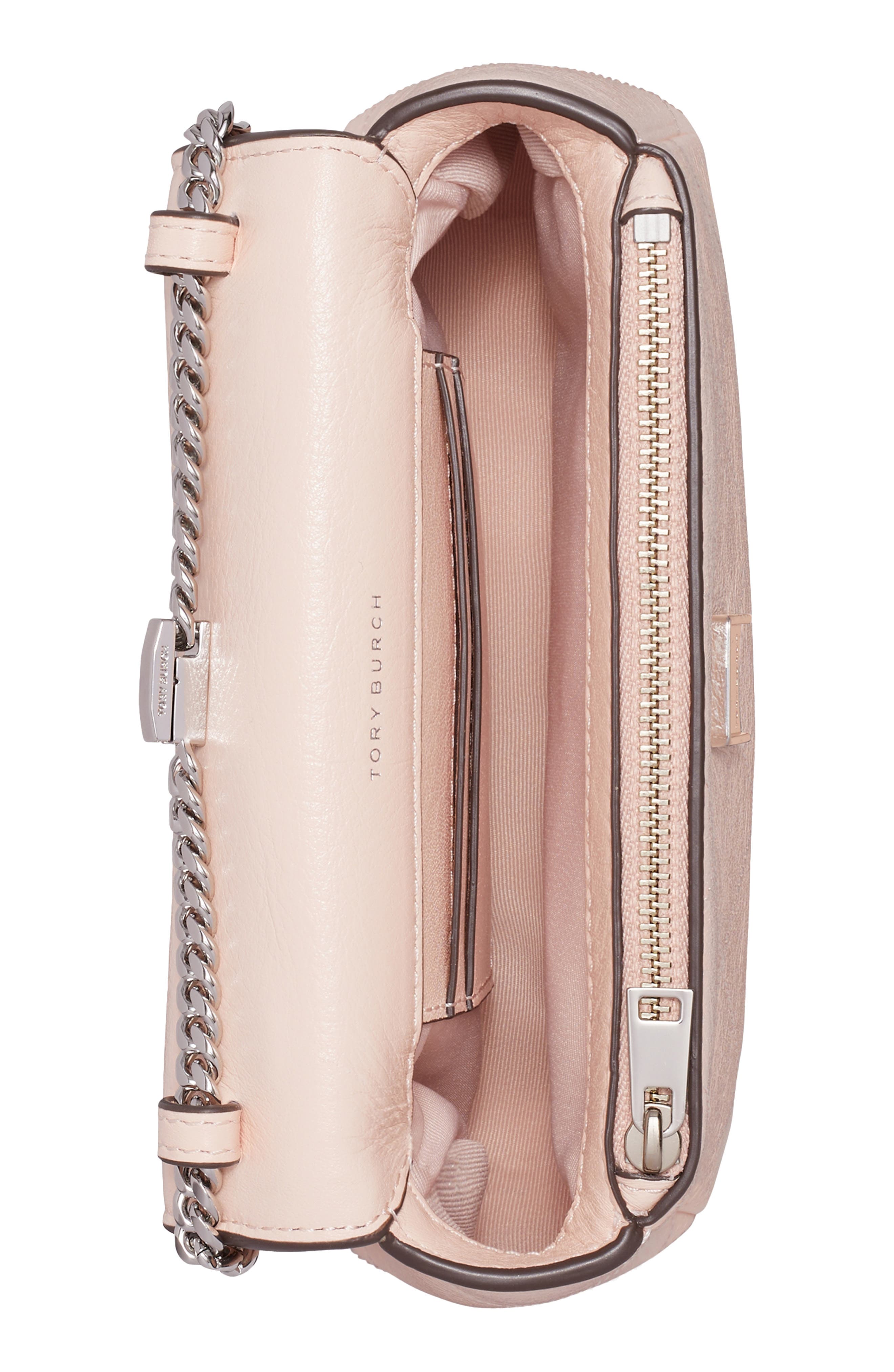 Charlie Quilted Leather Top Handle Bag, Alternate, color, SOFT PINK