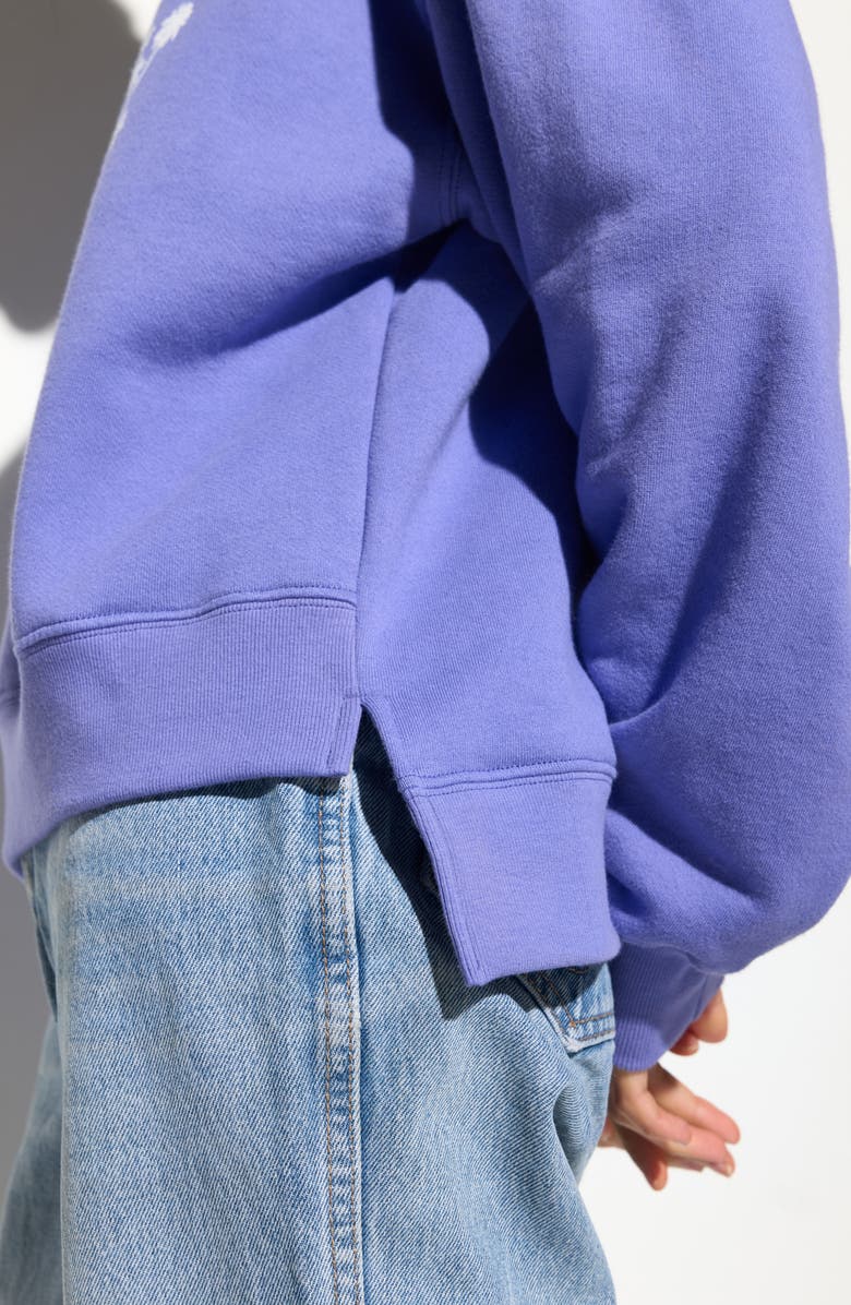 Spiritual Gangster Surf N' Ski Bex Cotton Graphic Sweatshirt, Alternate, color, Astral Blue