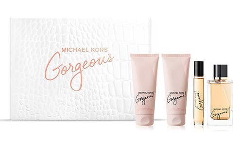 MICHAEL KORS MICHAEL KORS GORGEOUS! EAU DE PARFUM 4-PIECE GIFT SET $203 VALUE