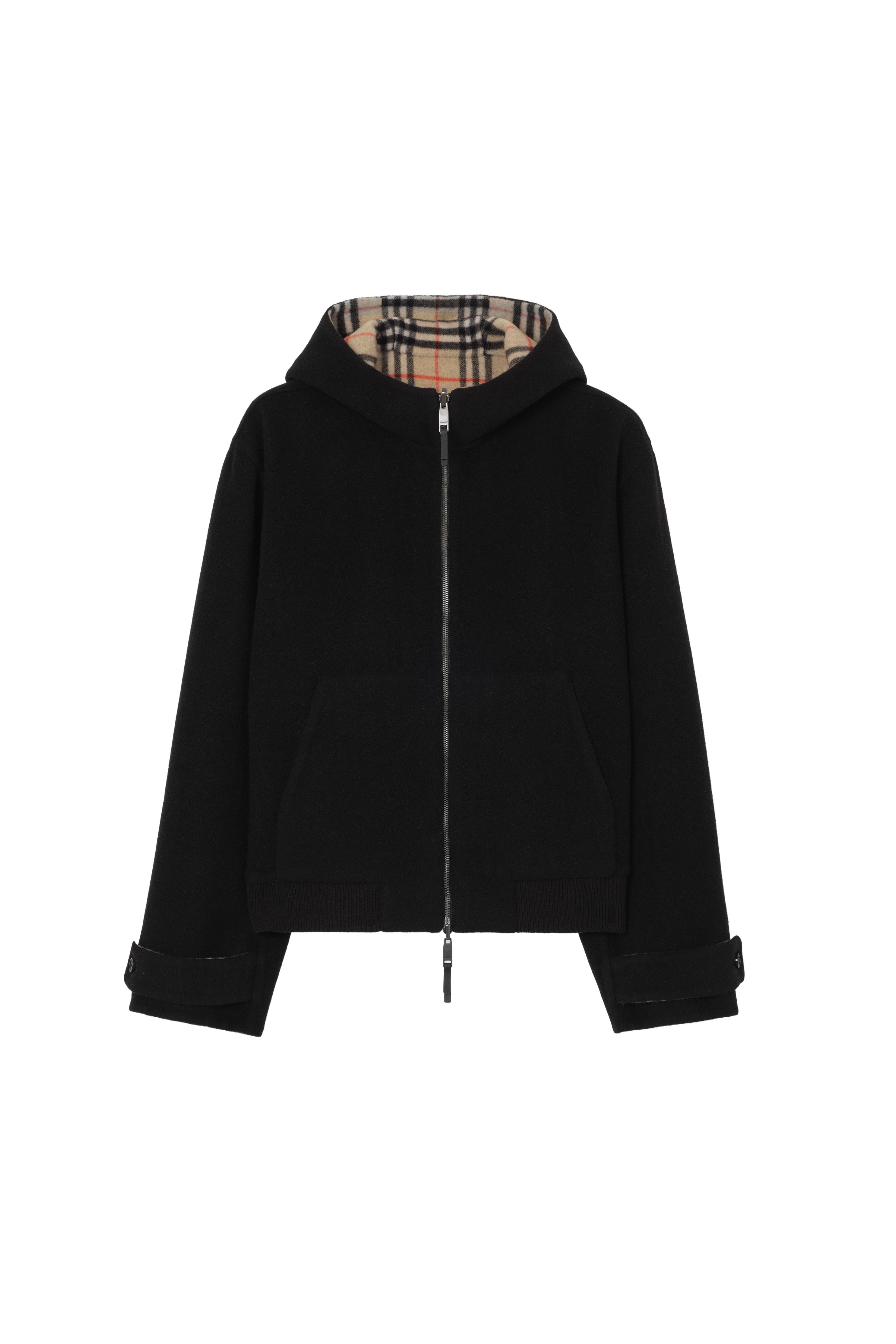 Reversible Wool Hooded Jacket - image 2