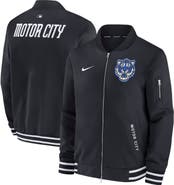 Nike Men's Nike  Black Detroit Tigers Authentic Collection City Connect Full-Zip Bomber Jacket