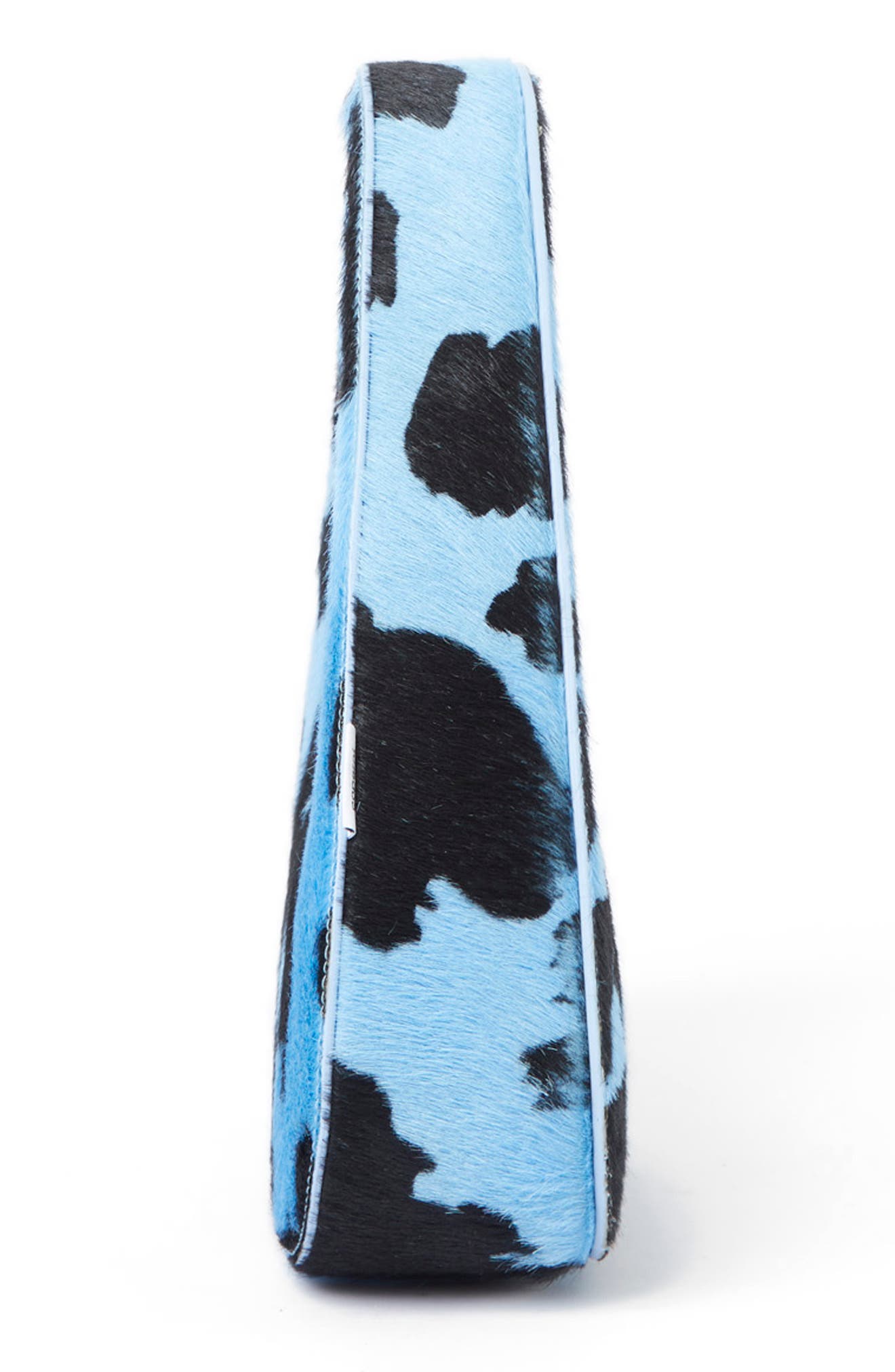 Coperni Swipe Cow Print Genuine Calf Hair Baguette Bag, Alternate, color, 