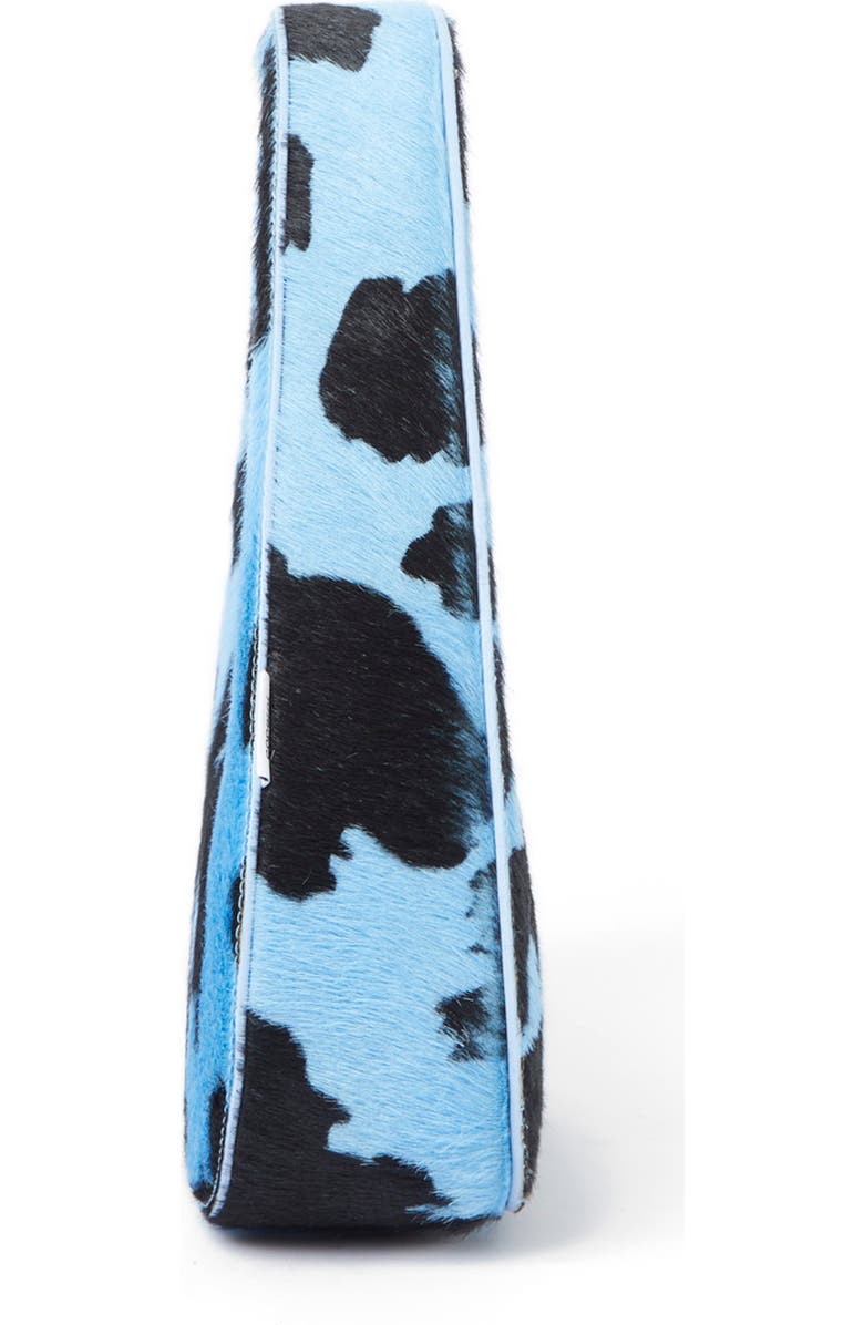 Coperni Swipe Cow Print Genuine Calf Hair Baguette Bag, Alternate, color,