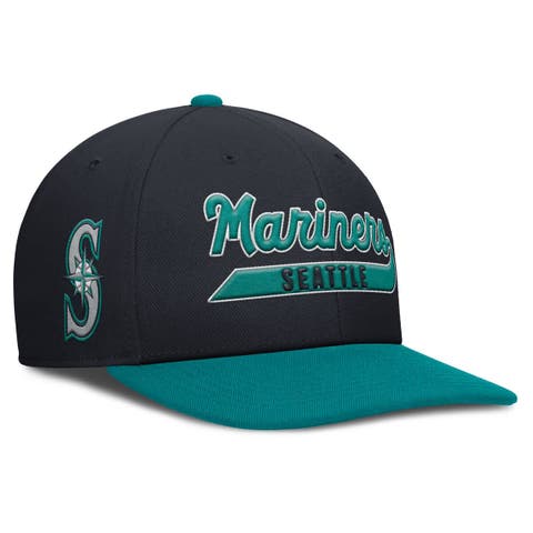 Men's Nike Navy/Aqua Seattle Mariners Pro Performance Snapback Hat