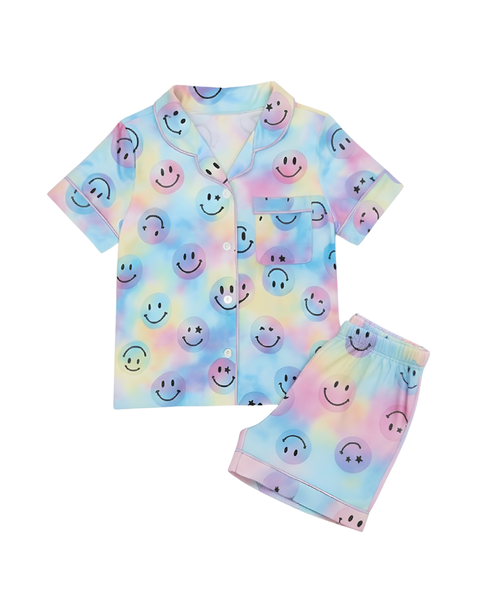 Smiley Face Short Sleeve Jersey PJ