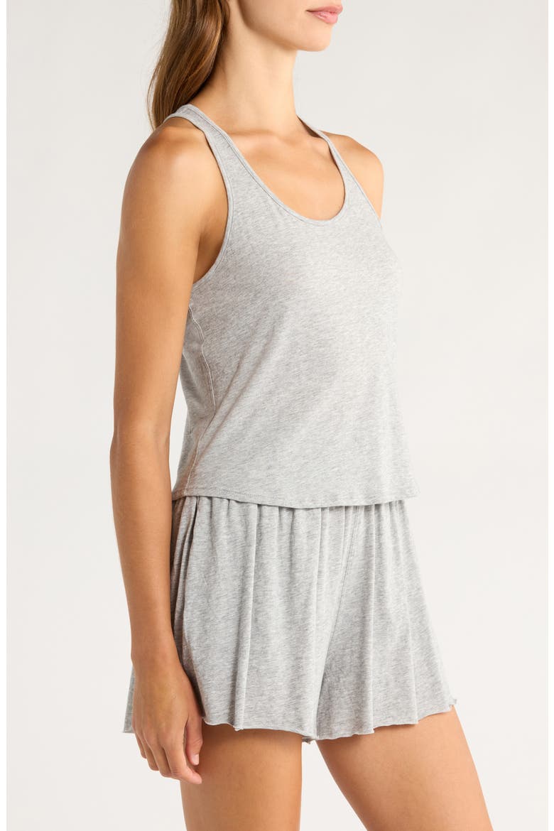Organic Pima Cotton Curve Hem Tank, Alternate, color, STORM GREY HEATHER