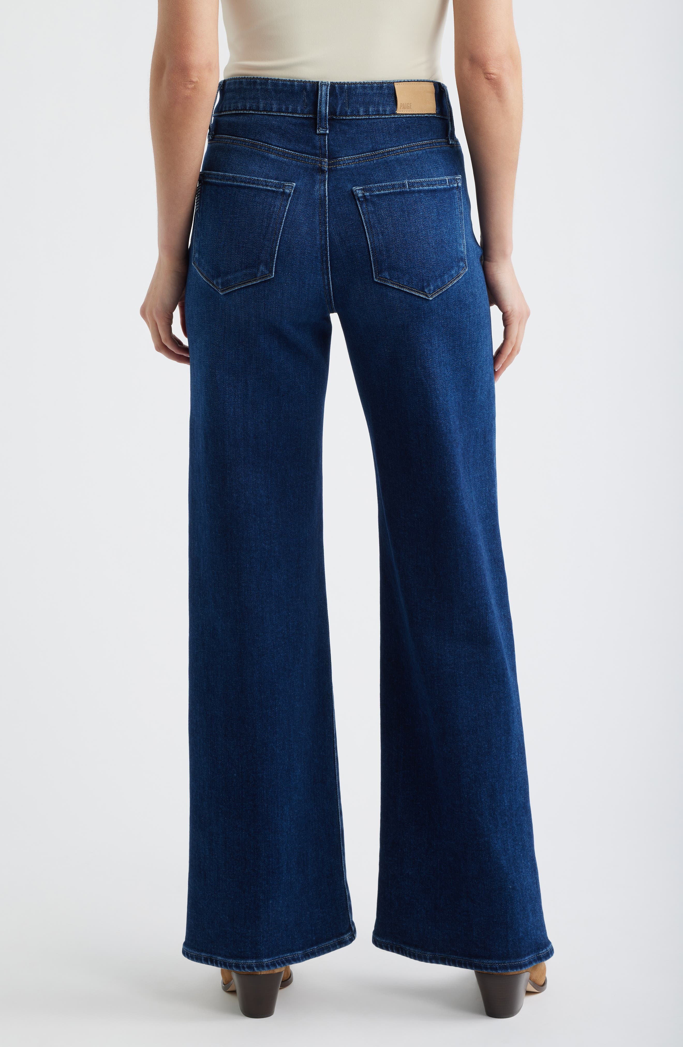 PAIGE Anessa wide leg jeans Willat wash Nordstrom Anniversary Sale 2026 back