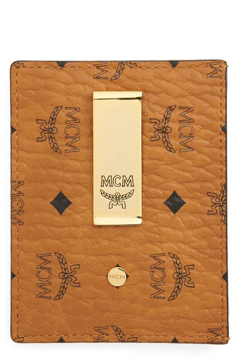 Visetos Mini Money Clip, Main, color, COGNAC