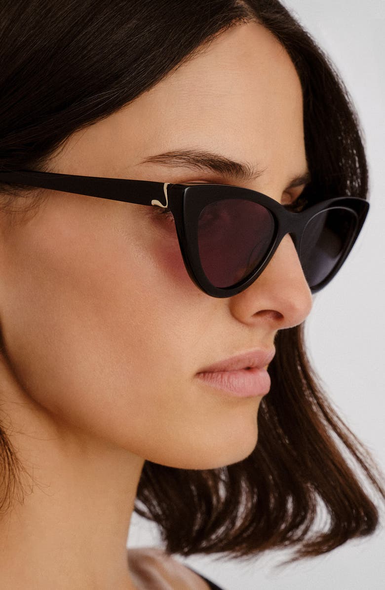 LUV LOU The Leui 52mm Cat Eye Sunglasses, Alternate, color, 