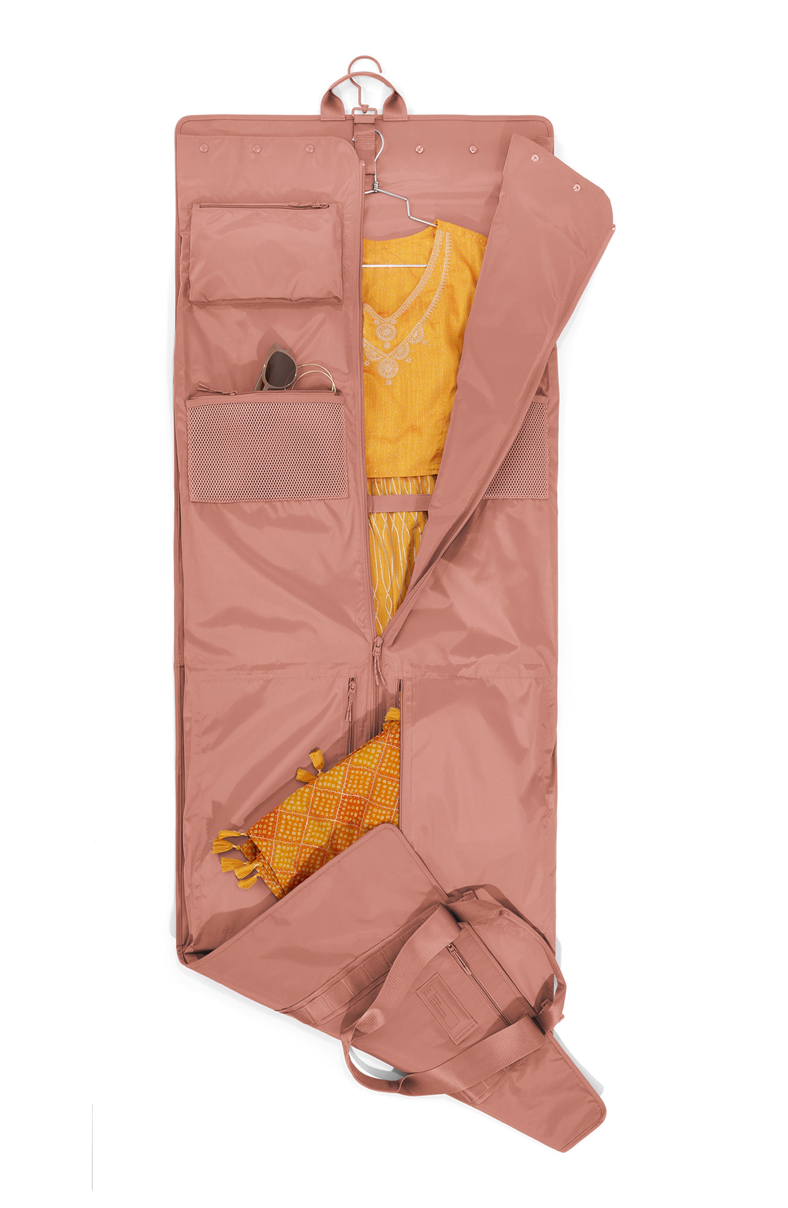 Dagne Dover Capri Garment Bag, Alternate, color, Warm Dust