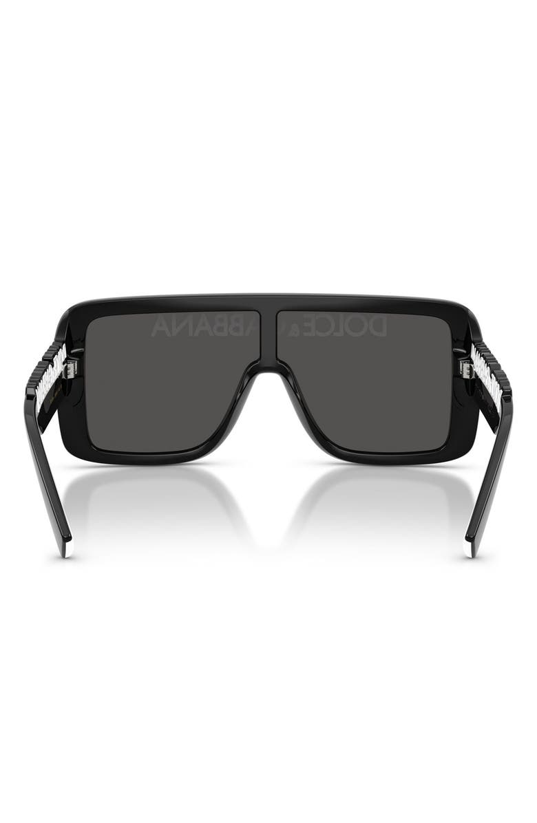Dolce&Gabbana 134mm Rectangular Shield Sunglasses, Alternate, color, 