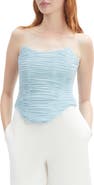 Bardot Elise Mesh Strapless Top
