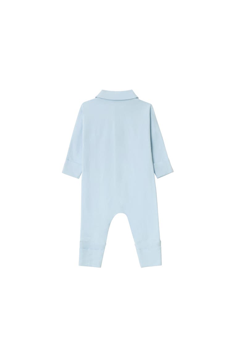 Stretch Cotton Three-piece Baby Gift Set, Alternate, color, Ice blue