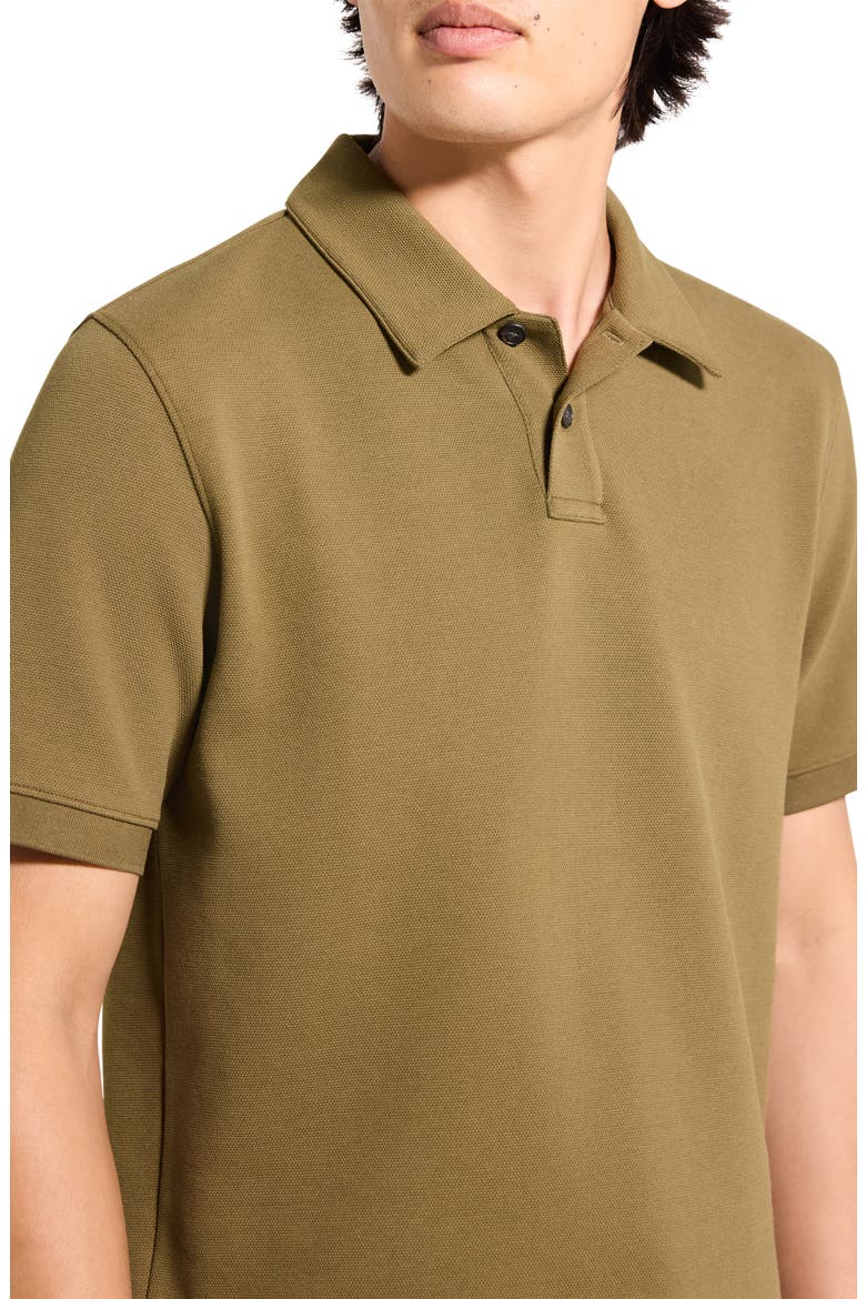 Delroy Double Piqué Polo, Alternate, color, DUFFLE