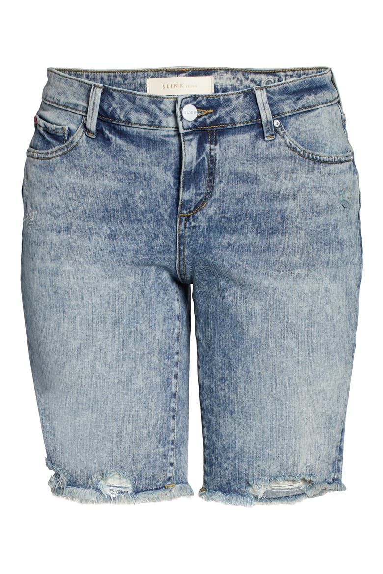 Cutoff Bermuda Shorts, Alternate, color, FLO