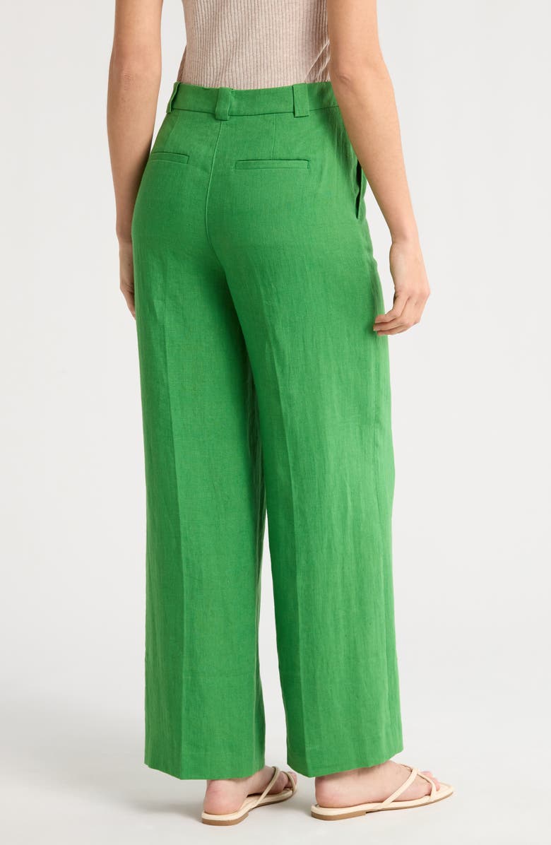 Boden Westbourne Linen Pants, Alternate, color, Green