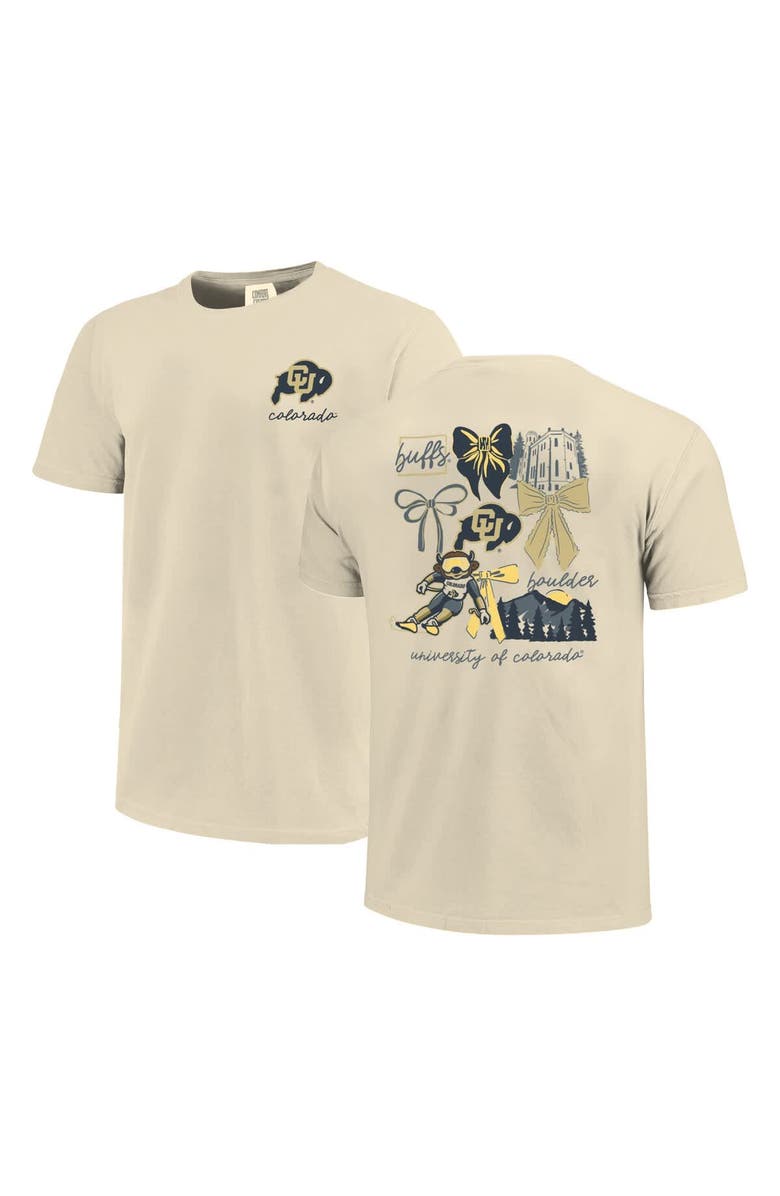 Comfort Colors Women's Comfort Colors Cream Colorado Buffaloes Coquette T-Shirt, Main, color, 