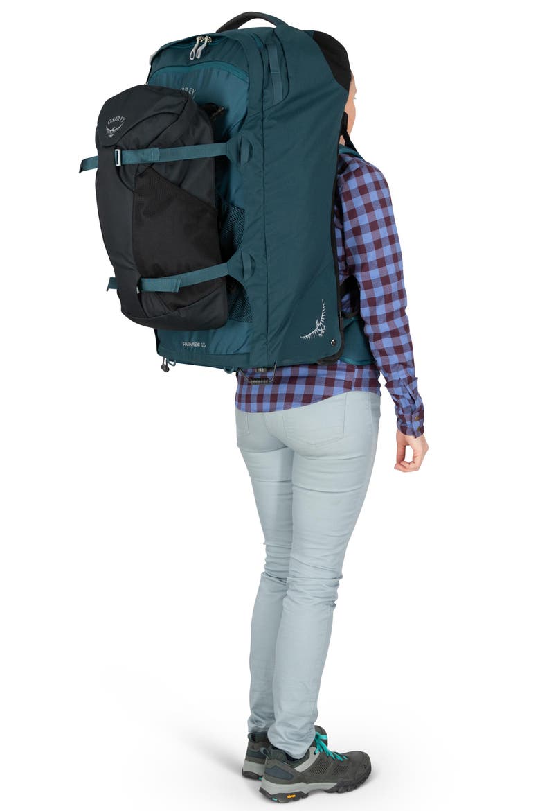Fairview® 65-Liter Wheeled Travel Backpack, Alternate, color, NIGHT JUNGLE BLUE