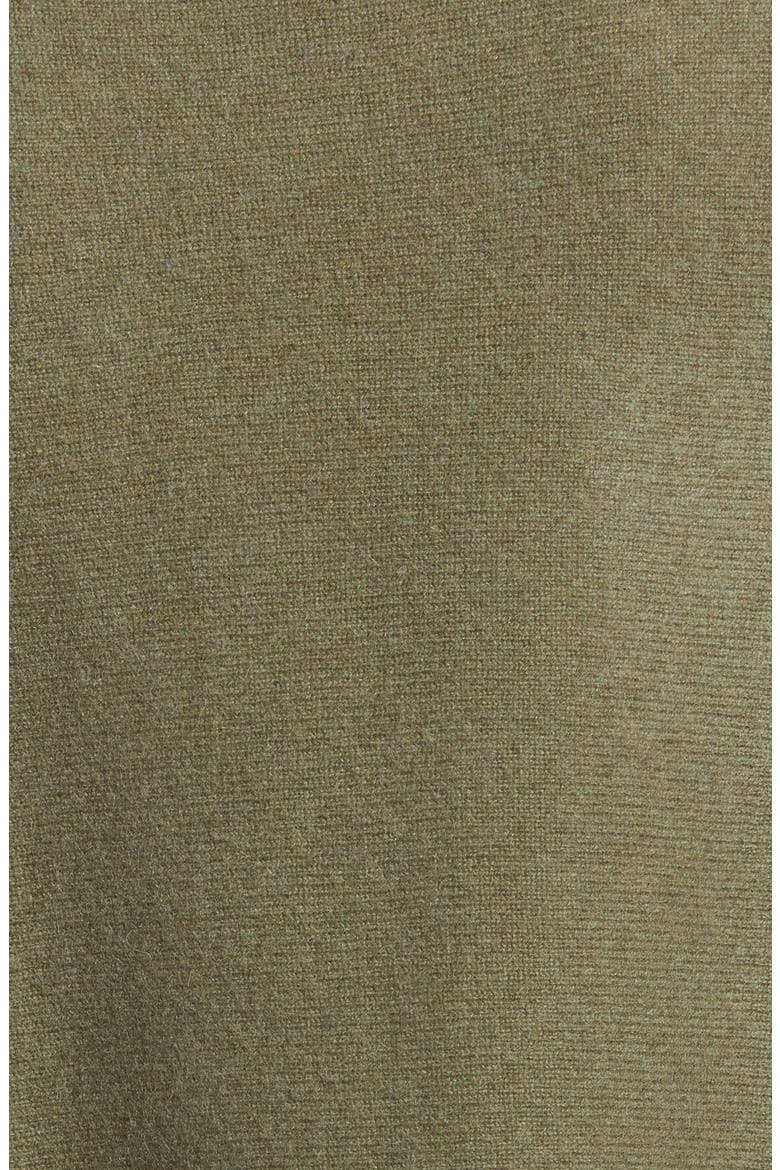 Wool & Cashmere Poncho, Alternate, color, OLIVE IVY HEATHER
