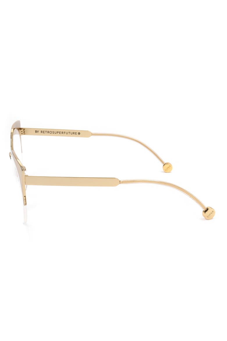 52mm Cat Eye Sunglasses, Alternate, color, GOLD
