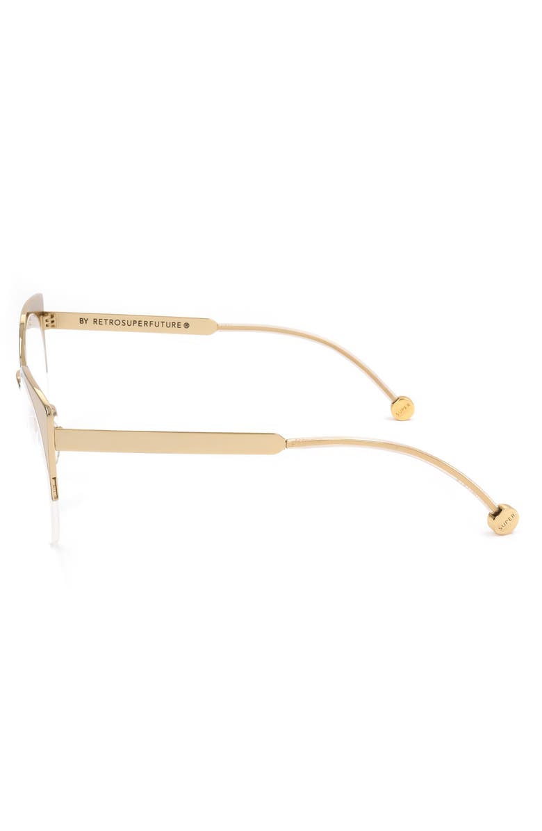 SUPER by RETROSUPERFUTURE<sup>®</sup> 52mm Cat Eye Sunglasses, Alternate, color, Gold