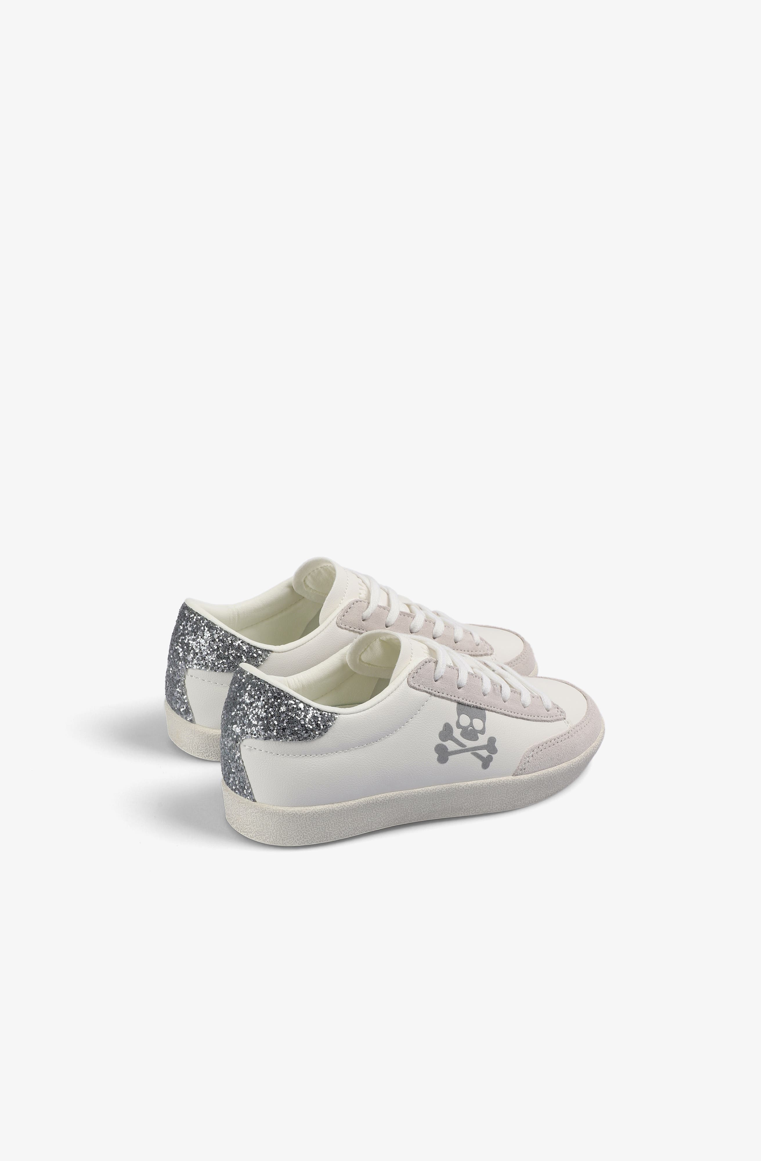 Scalpers New Gala Sneakers Girls, Alternate, color, Offwhitesilver