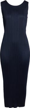 Pleats Please Issey Miyake New Colorful Basics 4 Pleated Sleeveless Dress