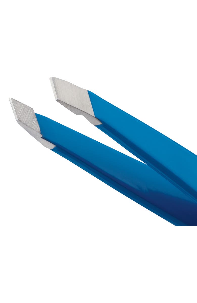 TWEEZERMAN Mini Slant Tweezer, Alternate, color, Bahama Blue