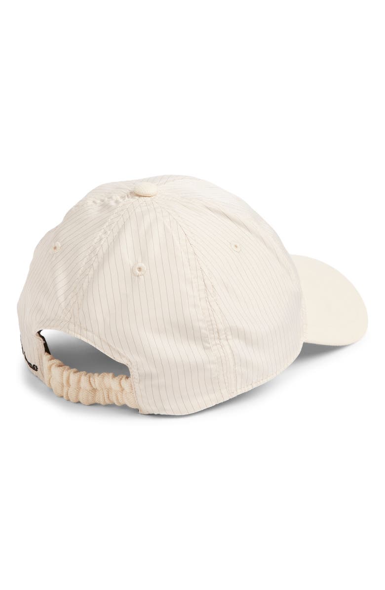 rag & bone Harlow Pinstripe Baseball Cap, Alternate, color, Stripe Cream Vintage