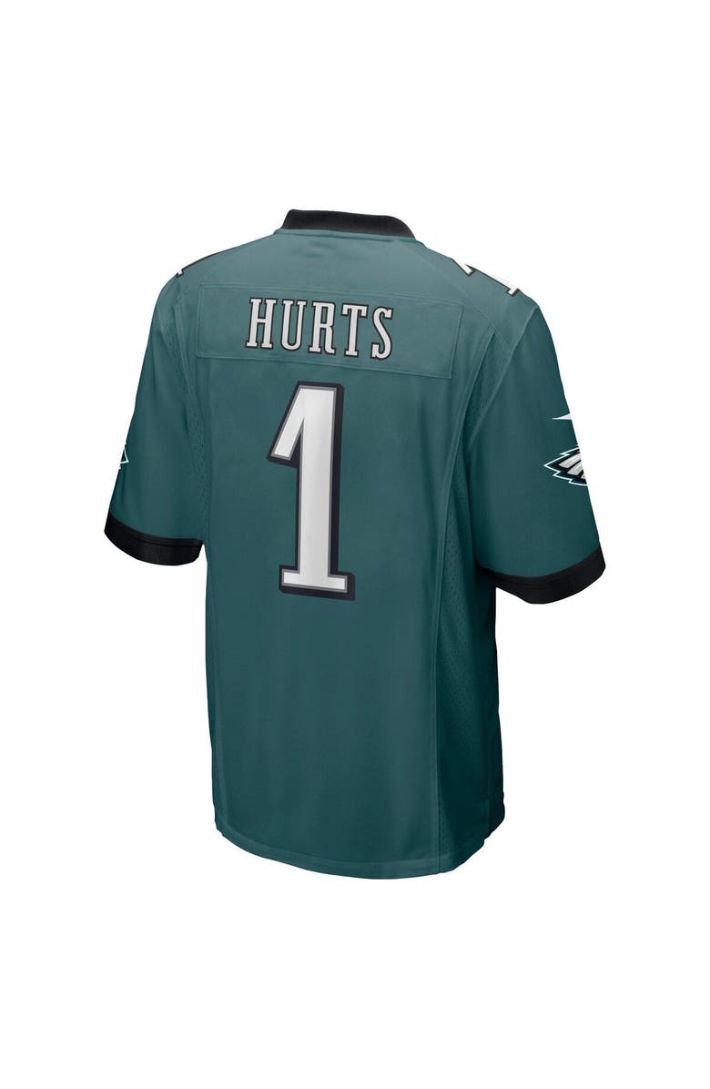 Nike Men's Nike Jalen Hurts Midnight Green Philadelphia Eagles Team Game Jersey, Alternate, color, Green