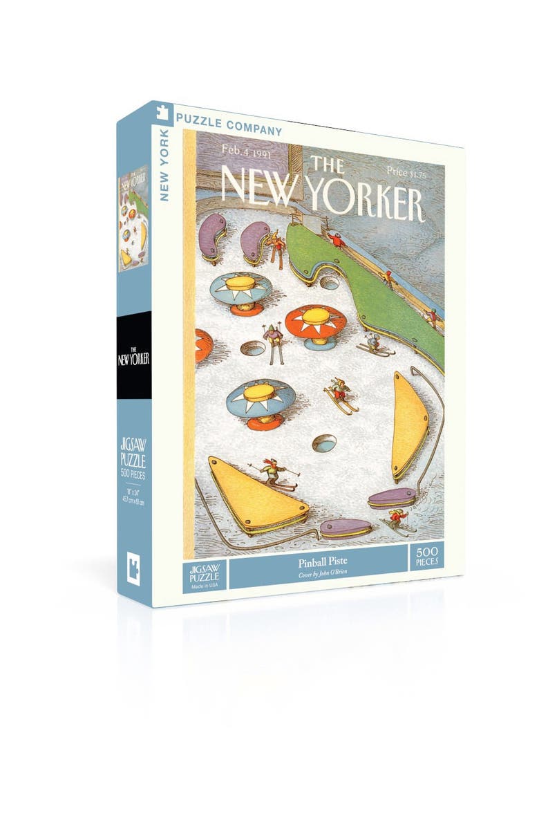 NEW YORK PUZZLE COMPANY Pinball Piste 500 Piece Puzzle, Alternate, color, NO COLOR