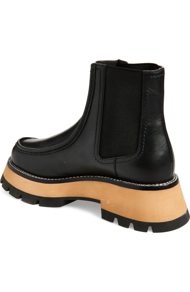 3.1 Phillip Lim Kate Lug Sole Platform Chelsea Boot, Alternate, color, Black