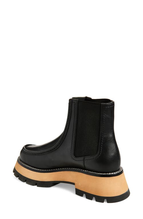 3.1 Phillip Lim Kate Lug Sole Platform Chelsea Boot In Black