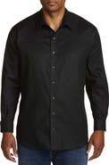 Synrgy by DXL Big & Tall Textured Sport Shirt