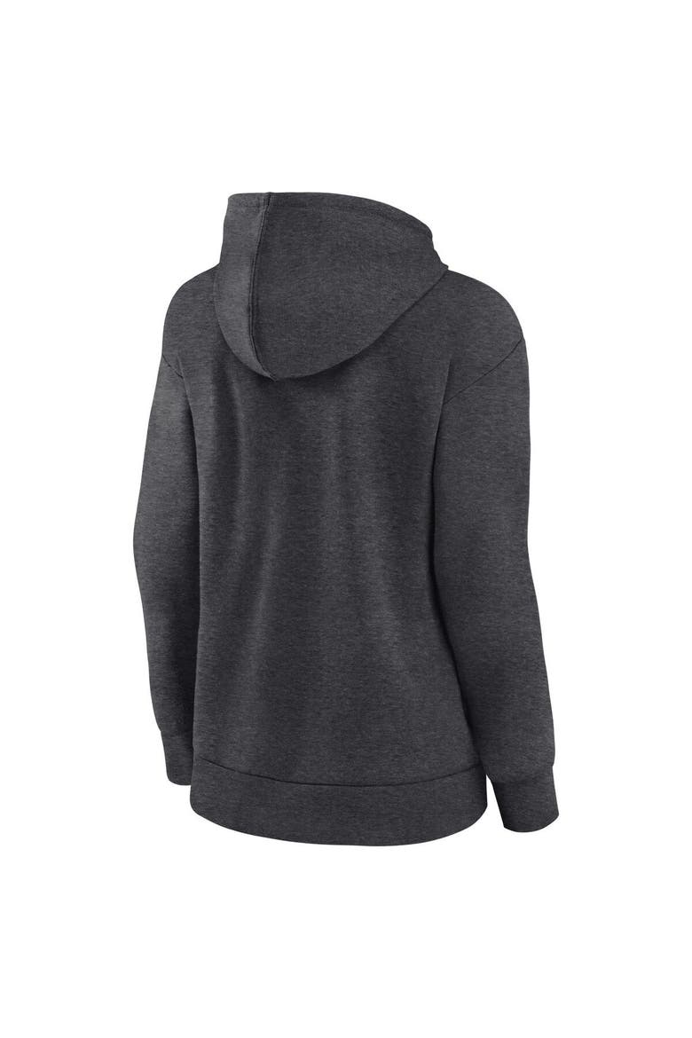 Women's Fanatics Branded Heather Charcoal Oklahoma Sooners Evergreen Campus Pullover Hoodie, Alternate, color, Heather Charcoal