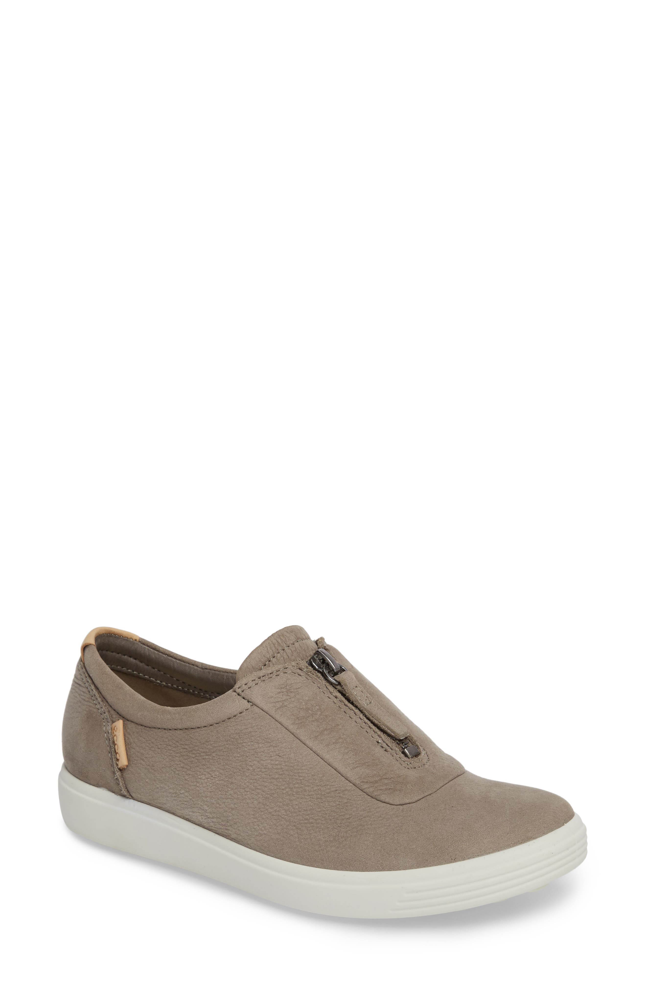 Soft 7 Slip-On Sneaker, Main, color, WARM GREY LEATHER