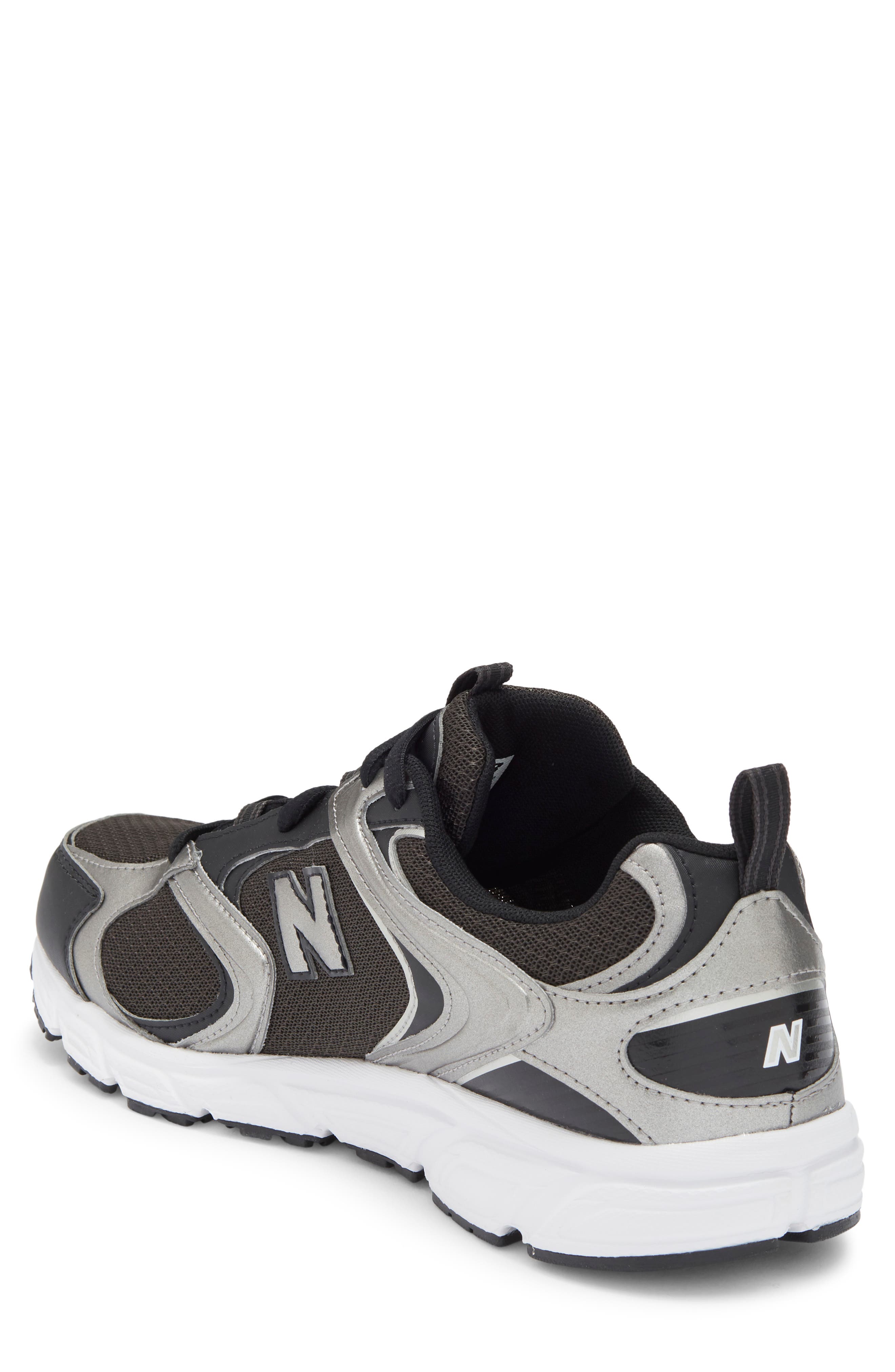 408 Running Shoe, Alternate, color, BLACK CEMENT/ DK SILVER MET