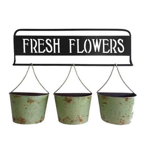 Fresh Flowers Wall Planters