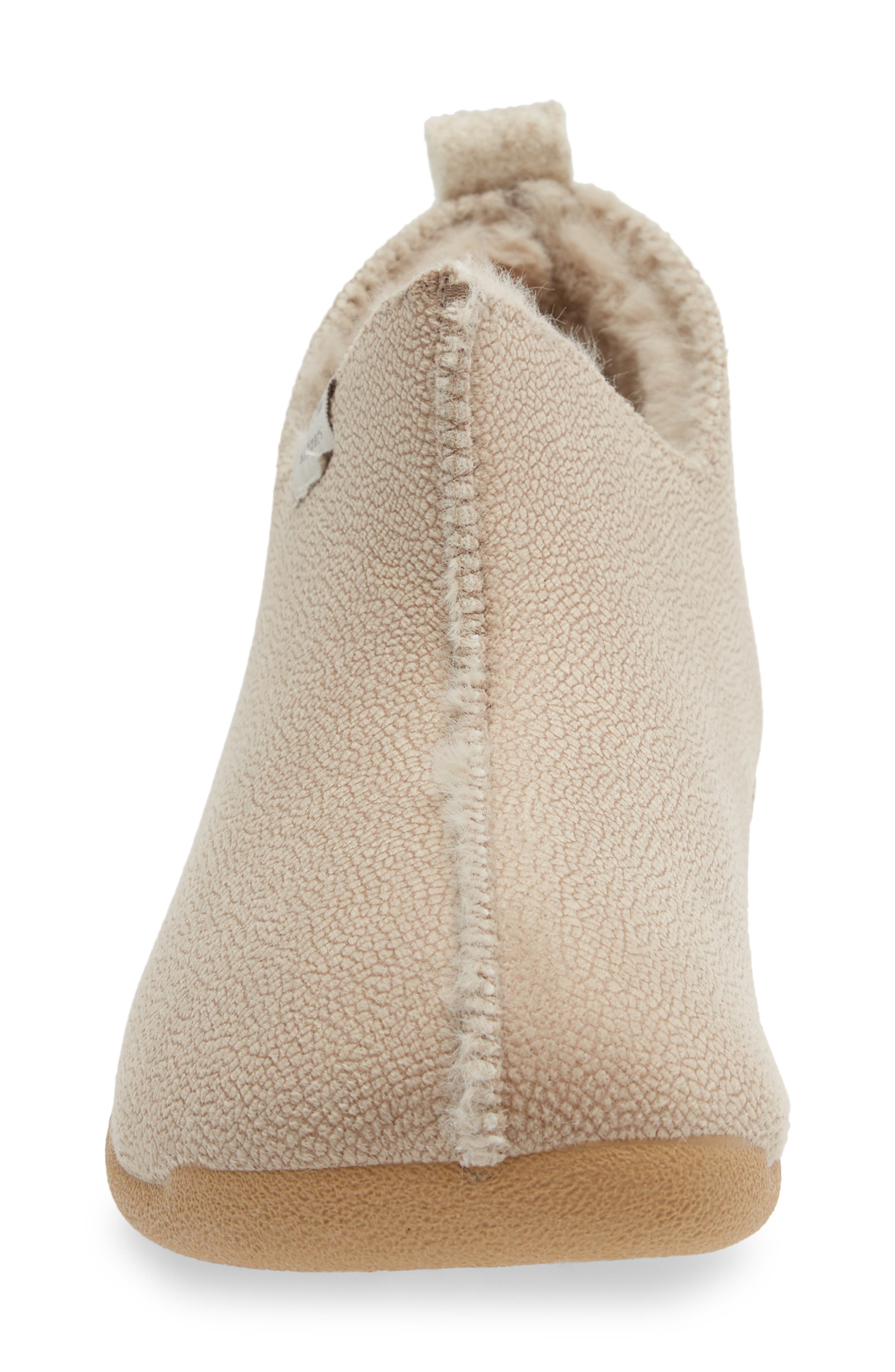 Moscu Faux Fur Lined Slip-On Shoe, Alternate, color, PEDRA STONE