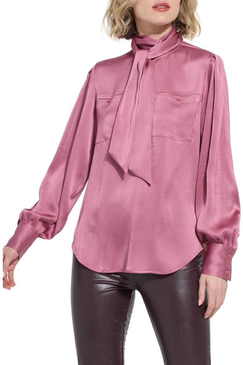 Daiane Utility Scarf Top, Main, color, GLAM MAUVE