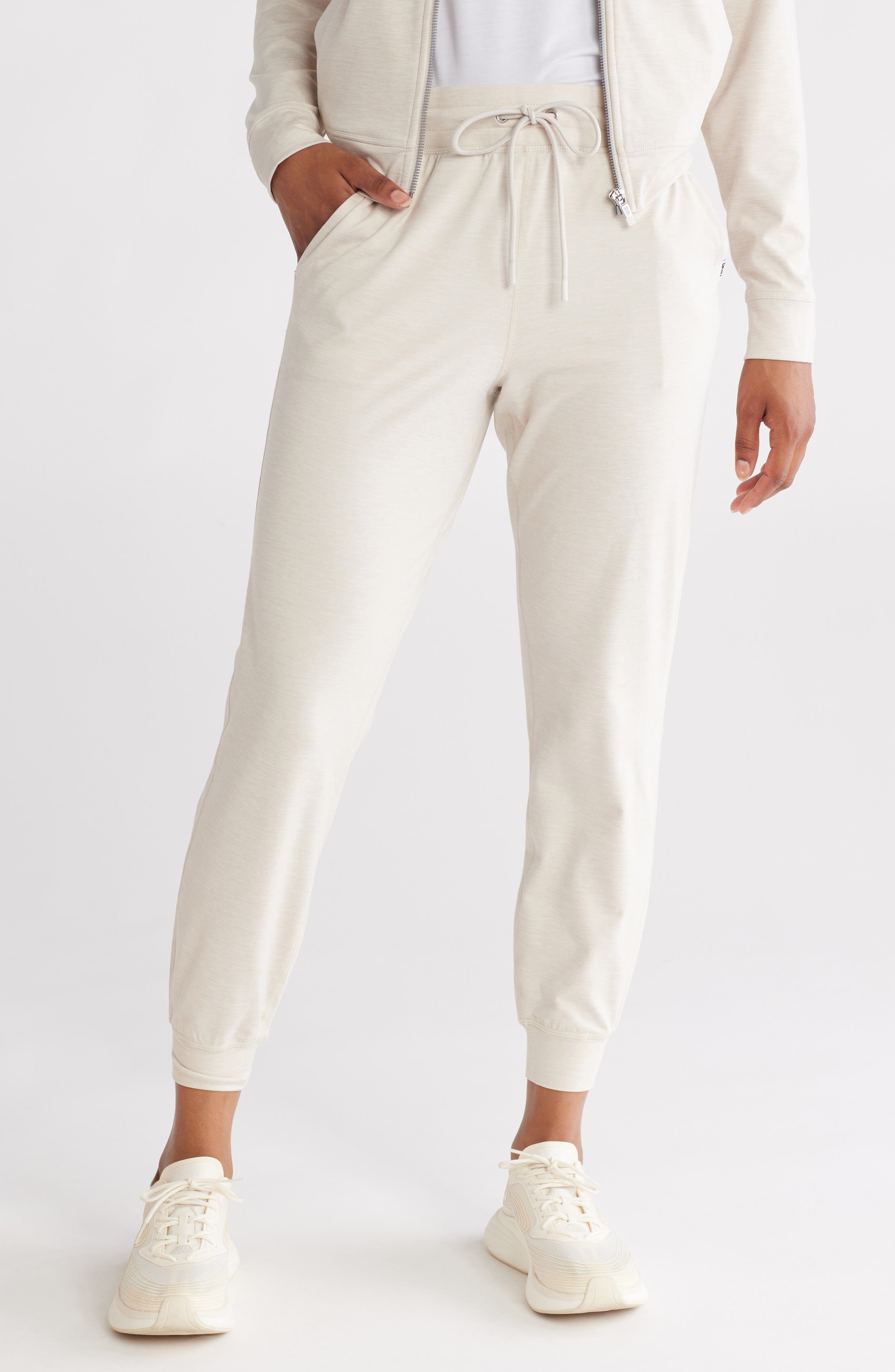 DKNY Space Dye High Waist Slim Joggers