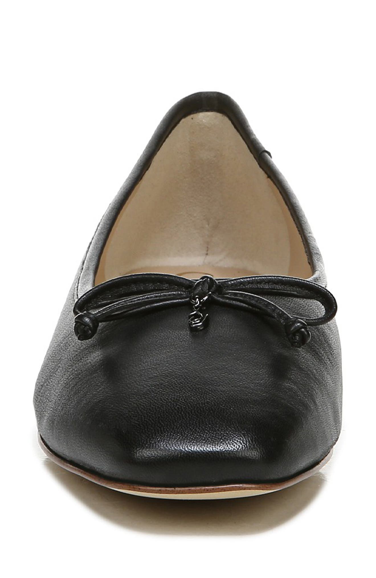 Marisol Ballet Flat, Alternate, color, BLACK LEATHER